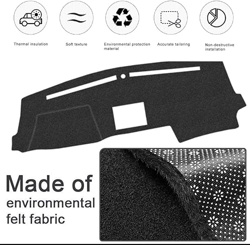 Miniatura 4 de SAILEAD Cubierta de salpicadero personalizada compatible con Ford F150 2015 2016 2017