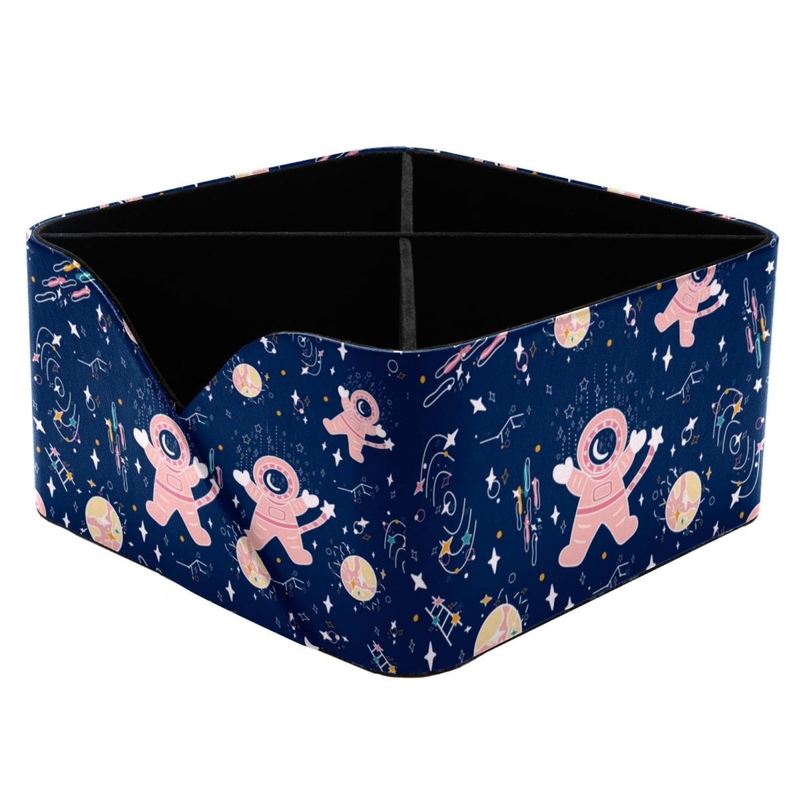 Porte-stylo rectangulaire cosmique grand volume pour pinceaux et fournitures de bureau