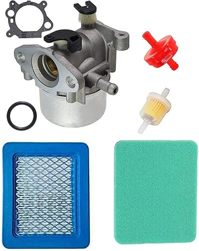 Shnile Carburador compatible con Troy-Bilt 12AV566N011 Walk-Behind Mower Pro Chaser Modelo PC136871 Carb