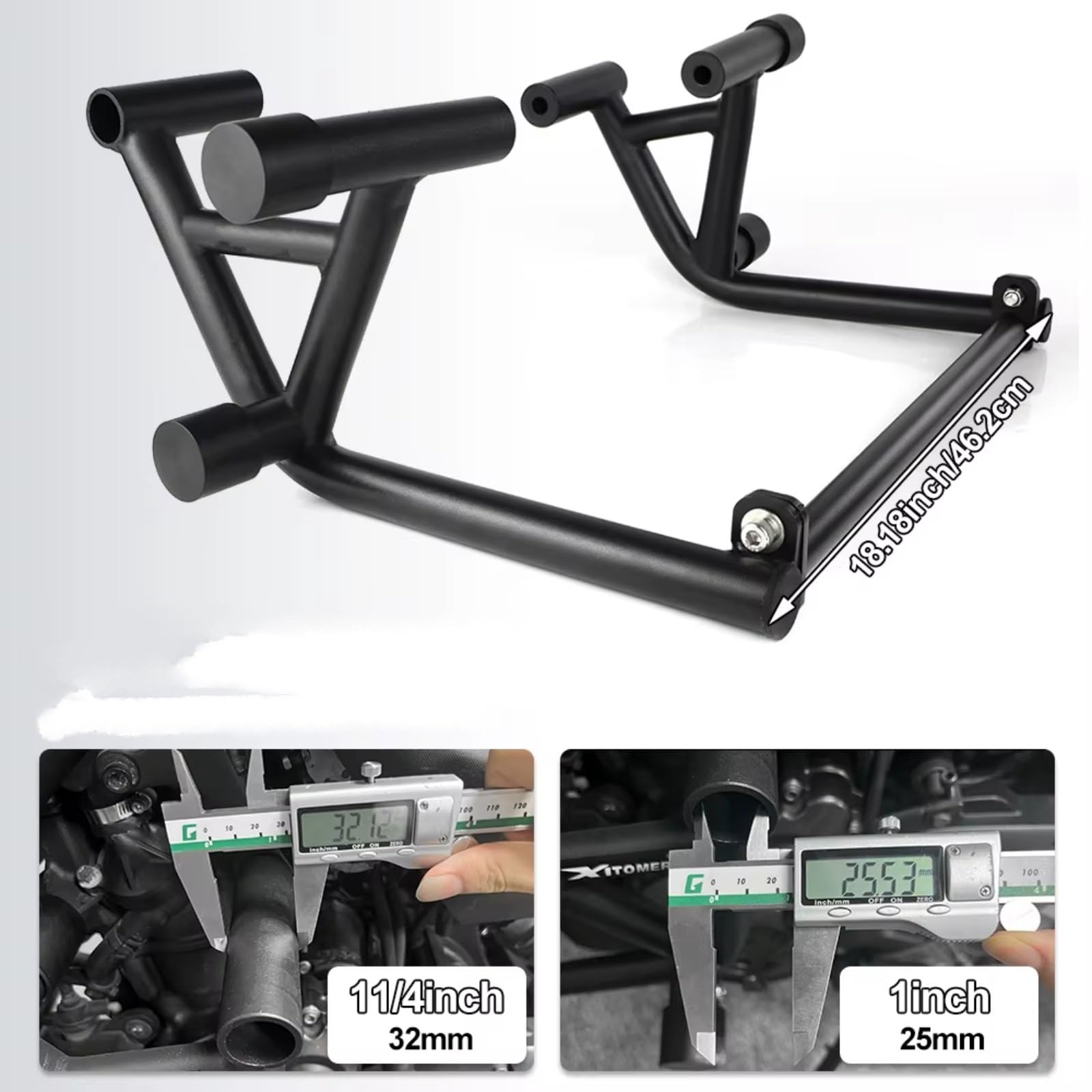 Barra Protección Lateral Compatible Con Yamaha Para XSR700 2015-2024 Protector Marco Parachoques Jaula Acrobacias Motocicleta Barra Choque Protección Carretera Motor