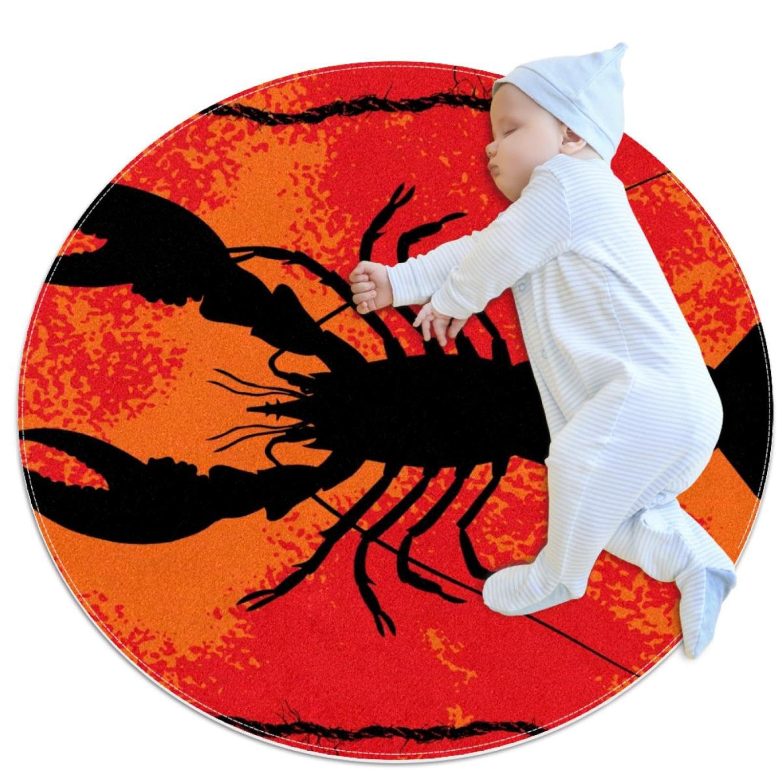Tapis de salle de bain homard antidérapant pour sécuriser la douche des enfants