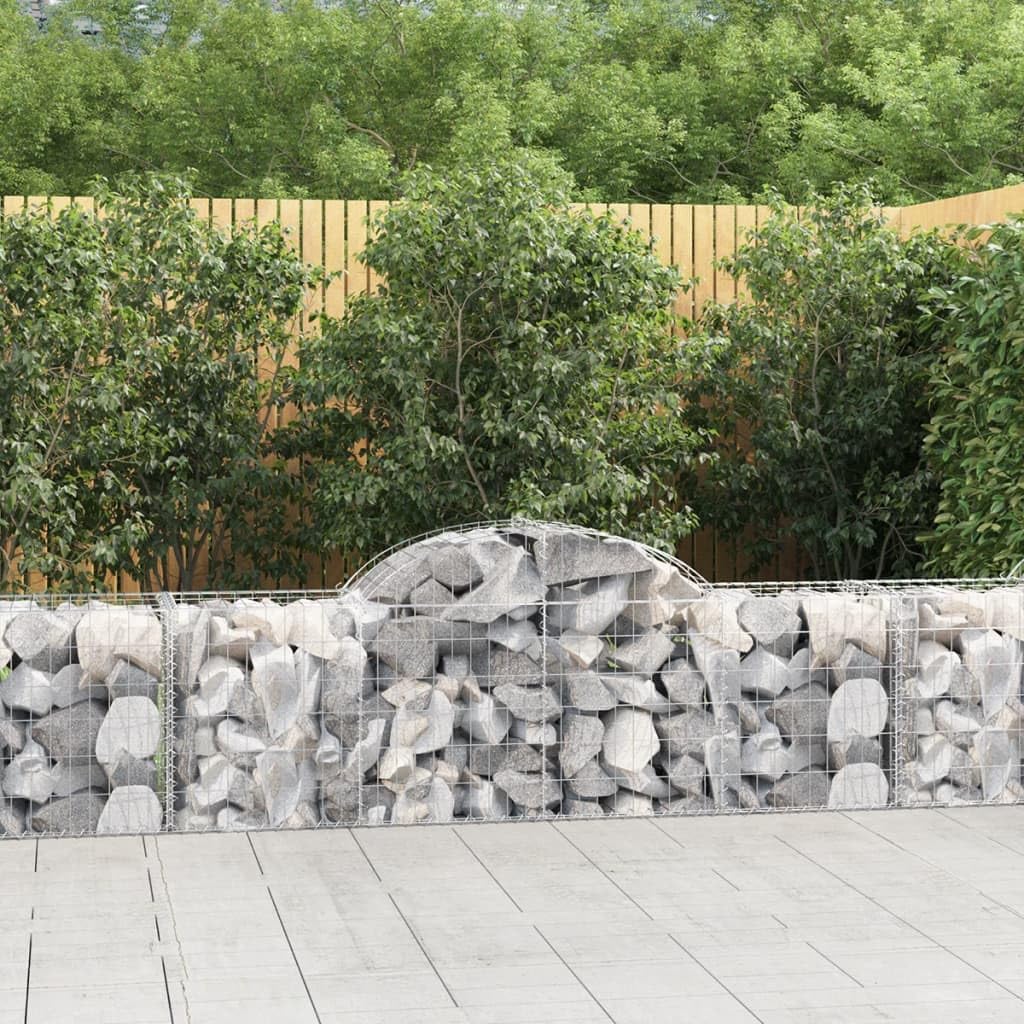 Cage de Gabion voûtée anti-déformation avec crochets pour corriger un terrain en pente