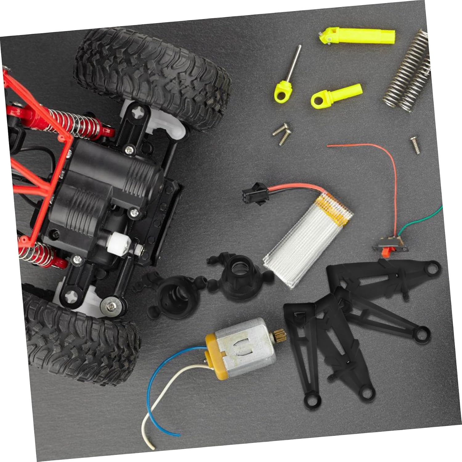 BESTonZON 3pairs Plastic Rc Car Suspension Arms Steering Cup Front Rear Replacement Parts for Enhanced Performance Various Models