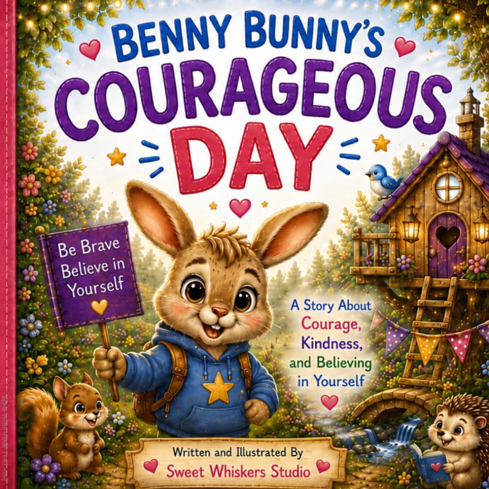 Benny Bunny’s Courageous Day: A Heartwarming Story About Courage, Confidence, and Believing in Yourself