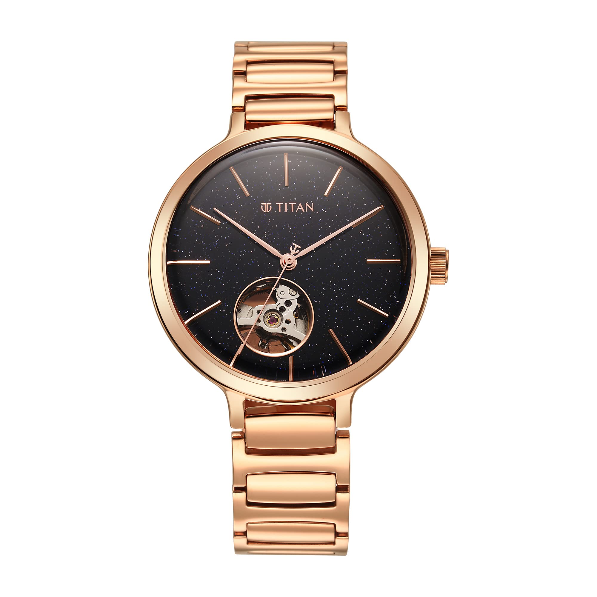 Titan Aventurine Automatic Analog Blue Dial Automatic Stainless Steel Watch for Women-NS2675WM01 (B0BJ6ZN3QQ) Amazon Price History, Amazon Price Tracker