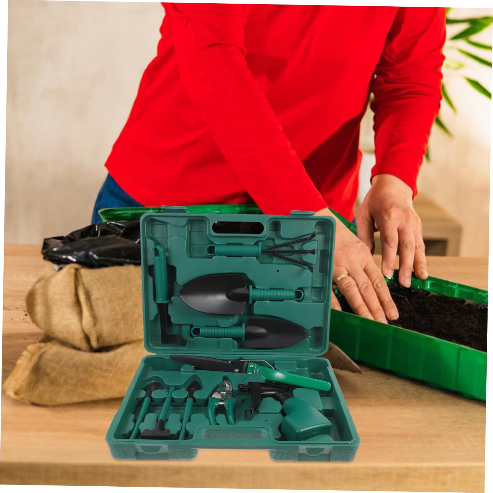 POPETPOP 1 Ensemble D'Outils De Jardinage Fournitures De Jardinage Pulvérisateur De Outils De Pelle Extérieure Pelles De Pelles De Plantation Kit D'Outils De