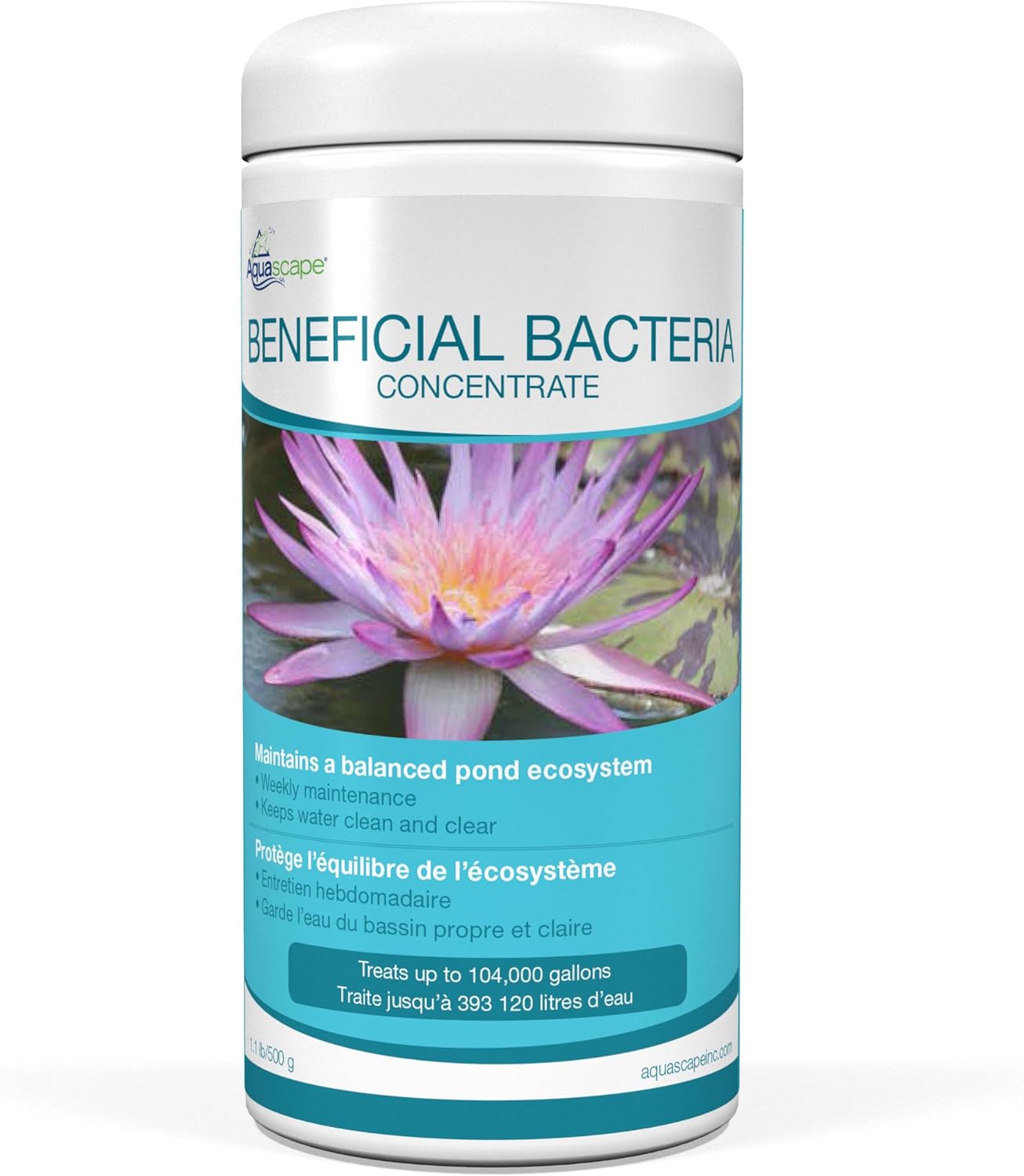 Aquascape Beneficial Bacteria Concentrate for Pond and Water Features, 1.1-Pound, 98949