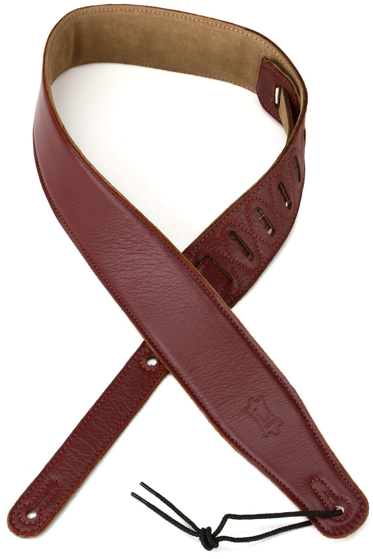 Levy's Leathers M26GF-BRG 6,8 cm pasek ze skóry odzieżowej, bordowy