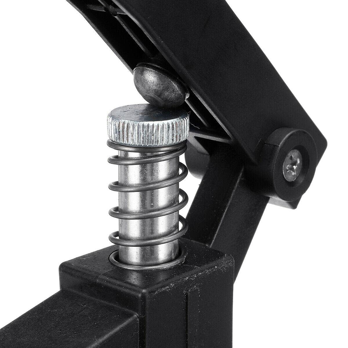 Herramienta de reparación de Relojes de 18 a 50 mm de diámetro, Prensa para Cerrar la Caja del Reloj, Juego de Accesorios de Montaje de Cristal con 12 tamaños de Matrices