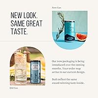 Vista 5 de Lyre's G&T sin alcohol, paquete de 4 unidades, ginebra y tónica sin alcohol lista para beber, cóctel sin alcohol bajo en calorías, alternativa