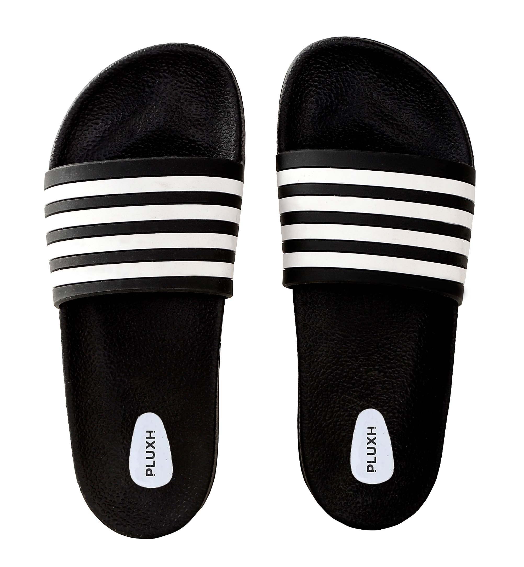 See full amazon price history chart for Pluxh Mens and Boys Black White Flexible Slippers Flip Flop comfortable Sliders 10 UK Pluxh Mens and Boys Black White Flexible Slippers Flip Flop comfortable Sliders 10 UK (B08BTGGR7X) Amazon Price History, Amazon Price Tracker