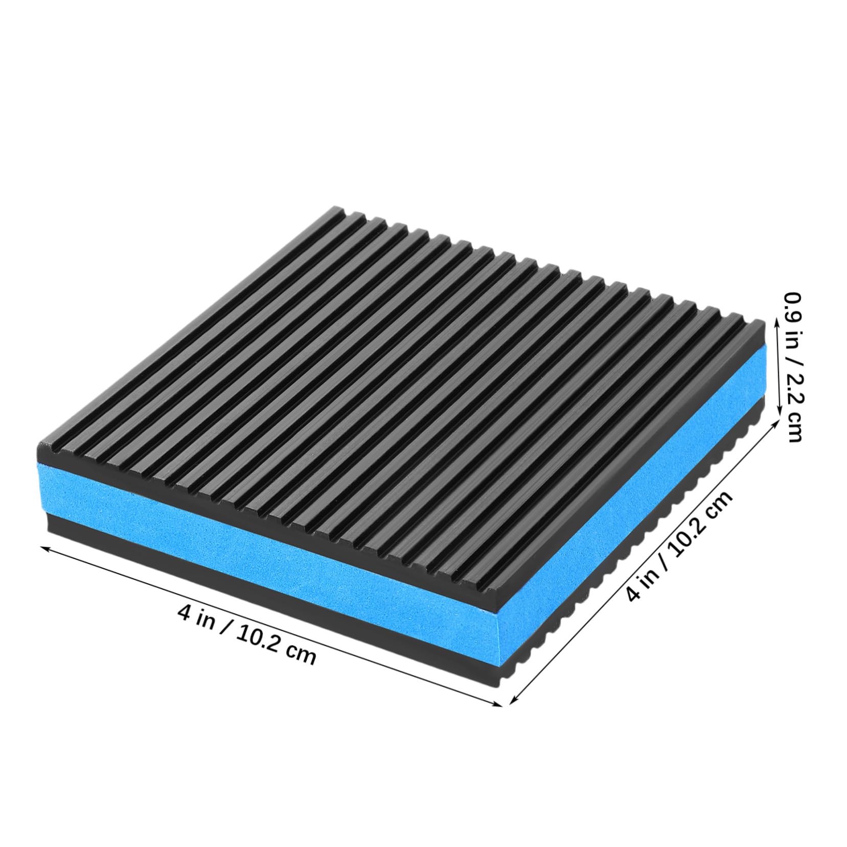 LAPYAPPE Sturdy Rubber Anti-Vibration Pads 4 Pieces Soundproof Isolation Mats for Heavy Equipment Vibration Absorbers