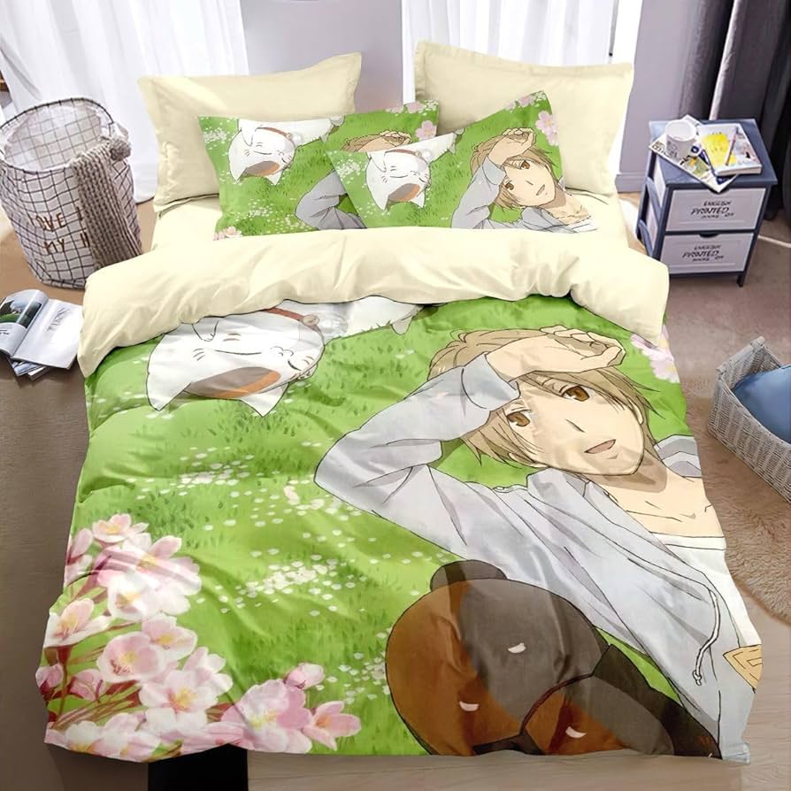 夏目友人帳 掛けふとんカバー 枕カバー Amazon｜夏目友人帳 布団カバー セット 枕カバー 掛け布団カバー