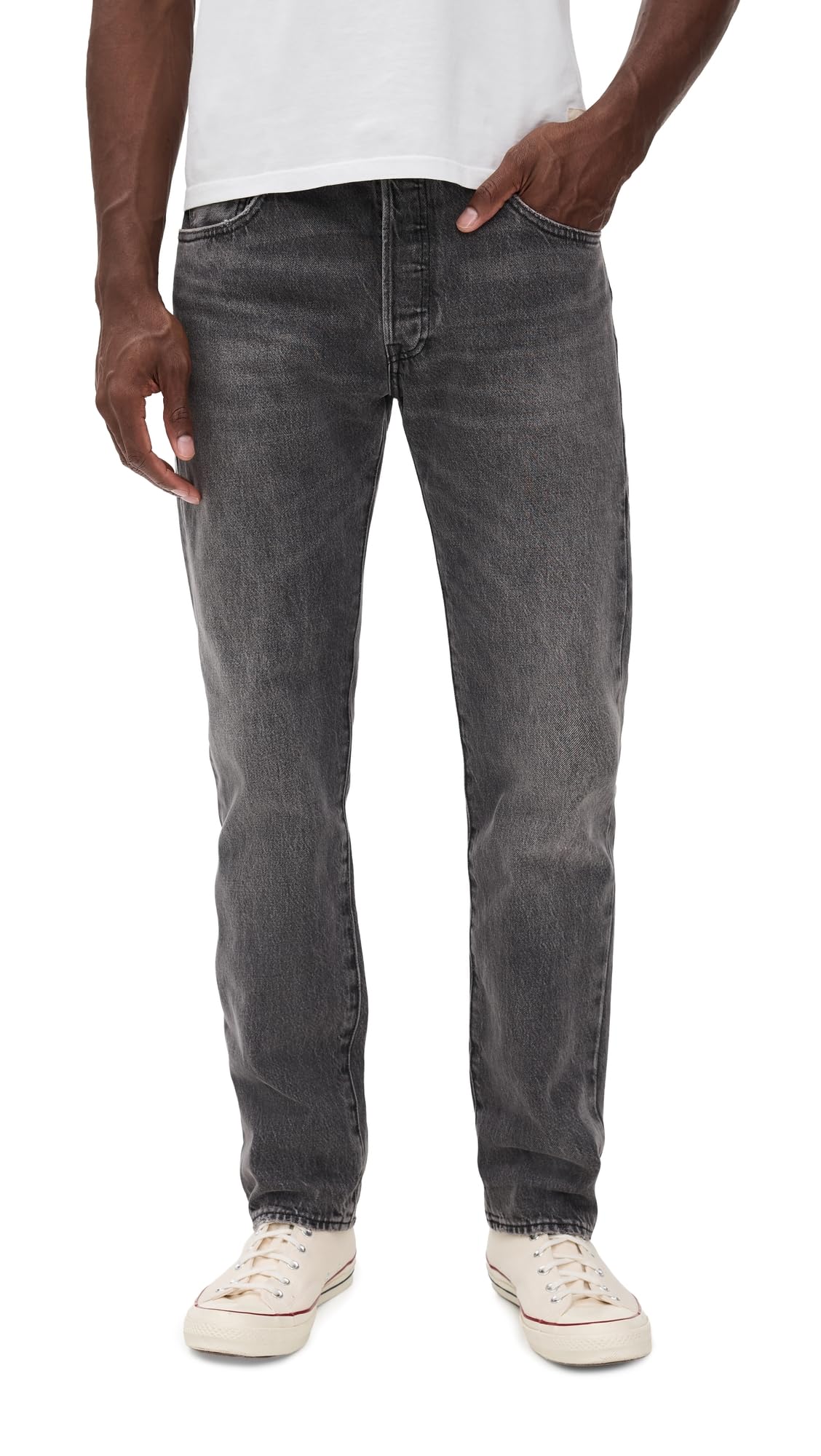 Levi's Men's 501 '93 Straight Jeans, Black Ash Selvedge, 34 | eBay