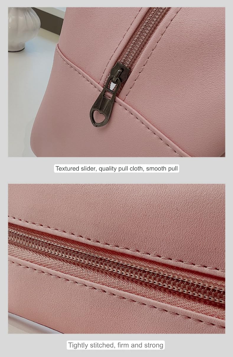 ROCXY Mini Travel Makeup Bag & Water Proof Cosmetic Bag & Grooming Make Up Bag, Pink, M, Fashion Bag