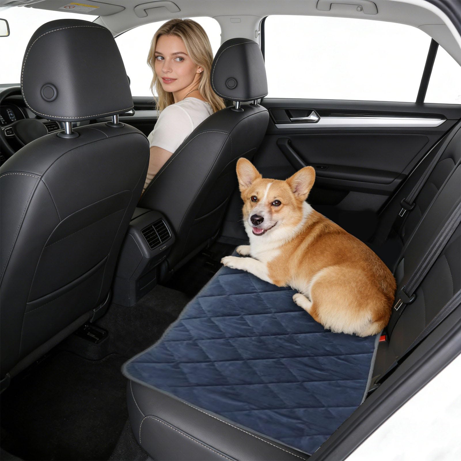 Tapis auto-chauffant pour chat | Lit réfléchissant thermique, 5 couches auto-chauffant – pour chats, chatons, chiots, maison, intérieur, extérieur, salon, hiver