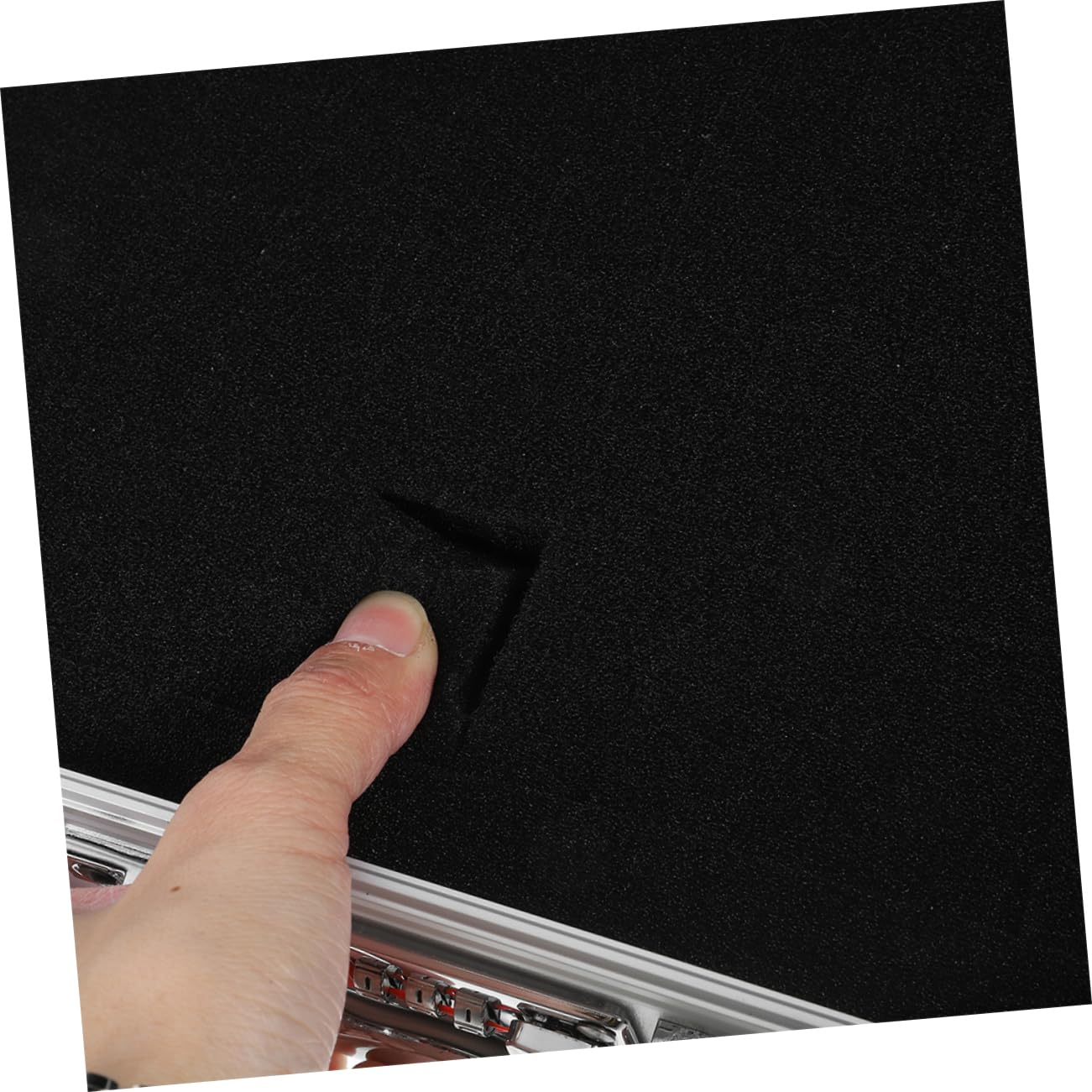Uonlytech Mallette Aluminium Robuste pour Outils Boîte de Rangement Portable avec Poignée Coffret Entretien pour Voiture et Véhicule