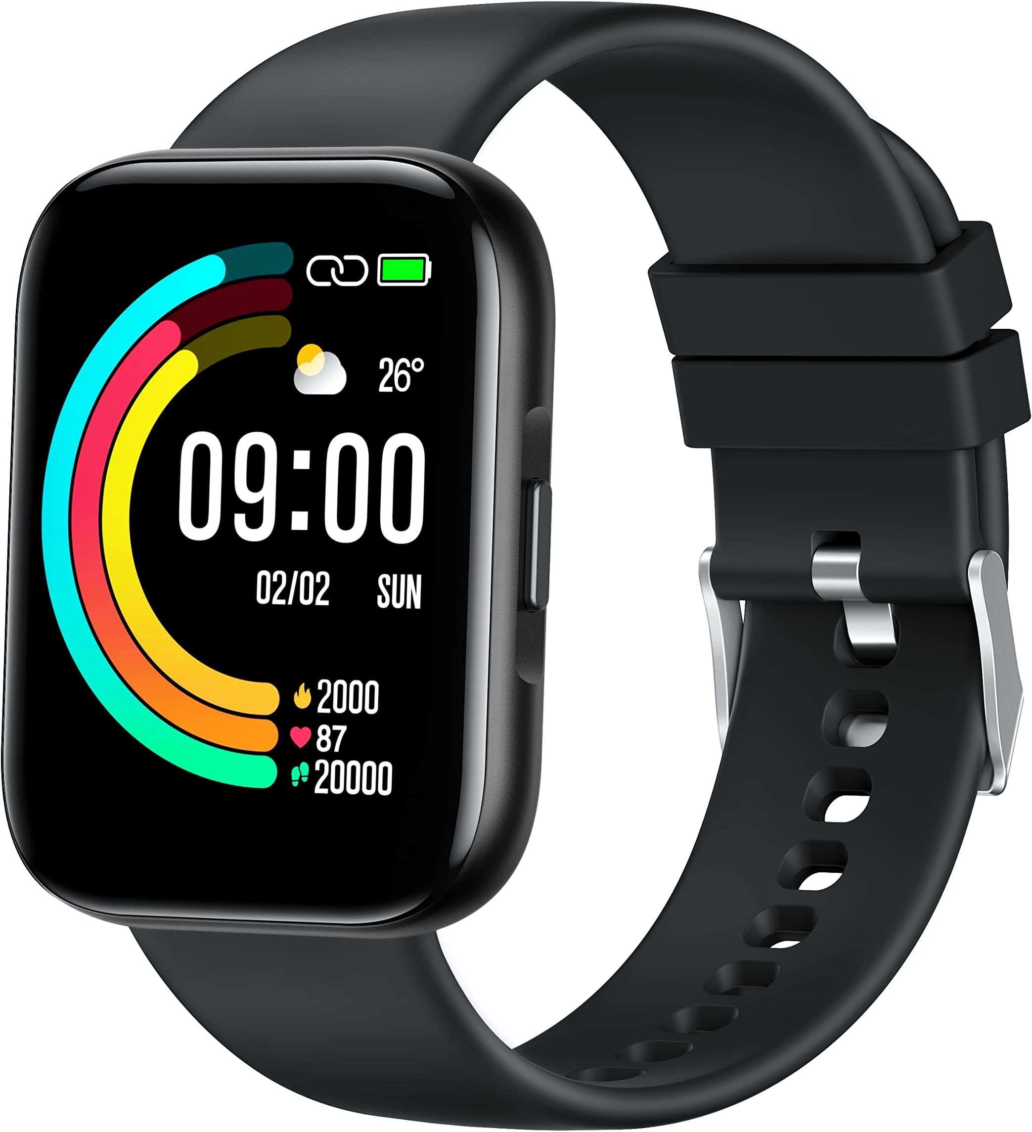 ANCwear Smart Watch, Fitness Tracker with 24/7 Heart Rate, Blood
