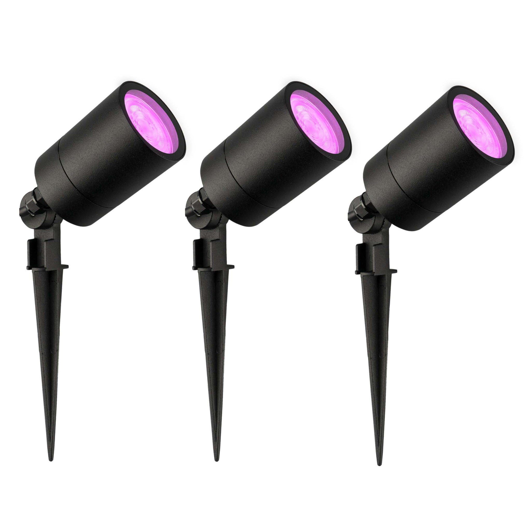 Ledvion 3 Pack Garden LED Lights IP65 4,9W GU10 RGB dimmable โ image 1