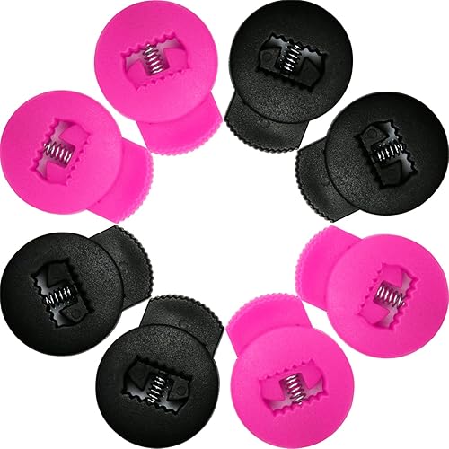 Glove Locks - Juego de 8 cerraduras de encaje para guantes, nunca más necesitarás nudos, se adapta a todos los guantes de béisbol y sóftbol