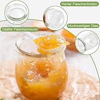 LATRAT Joghurt Üveg Fedővel 150ml Puding Desszert Pohár 2