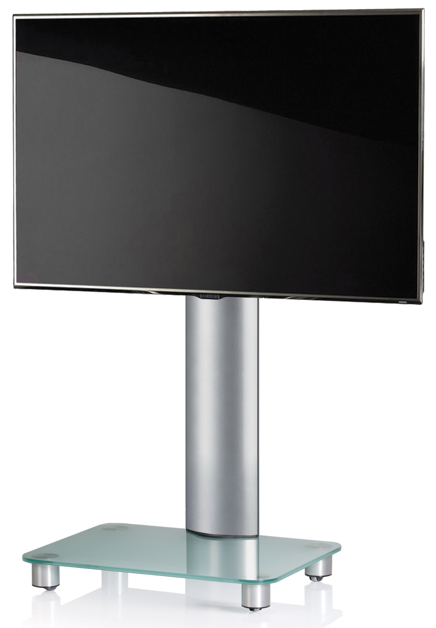 VCM Soporte Universal para TV VESA Soporte para televisión Aluminio Cristal Ruedas rodables Tosal Soporte Universal para TV VESA Soporte para televisión Aluminio Cristal Ruedas rodables Tosal