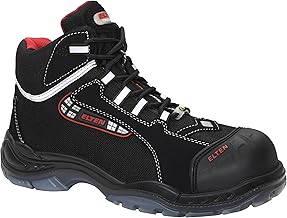 Elten Sander Pro ESD S3 men's safety shoes, work shoes, safety lace-up boots, certified according to EN ISO 20345: S3, plastic cap, metal and leather free fittings, 41 EU