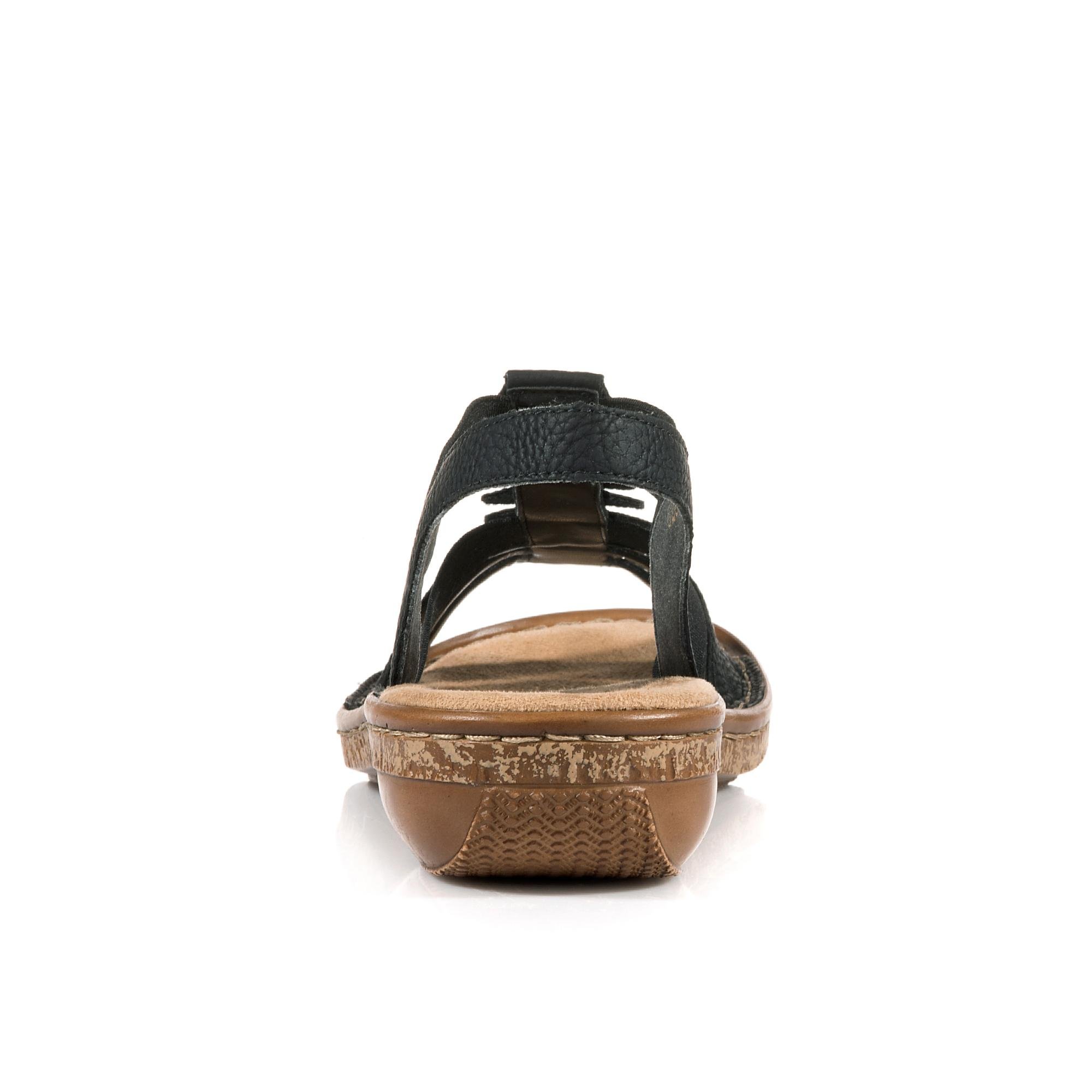 Rieker Damen 62866Offene Sandalen mit Keilabsatz