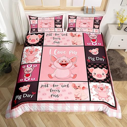Vista 46 de Lindo juego de ropa de cama de hámster, tamaño matrimonial, funda de edredón con estampado de ratón de dibujos animados para niños y niñas, funda