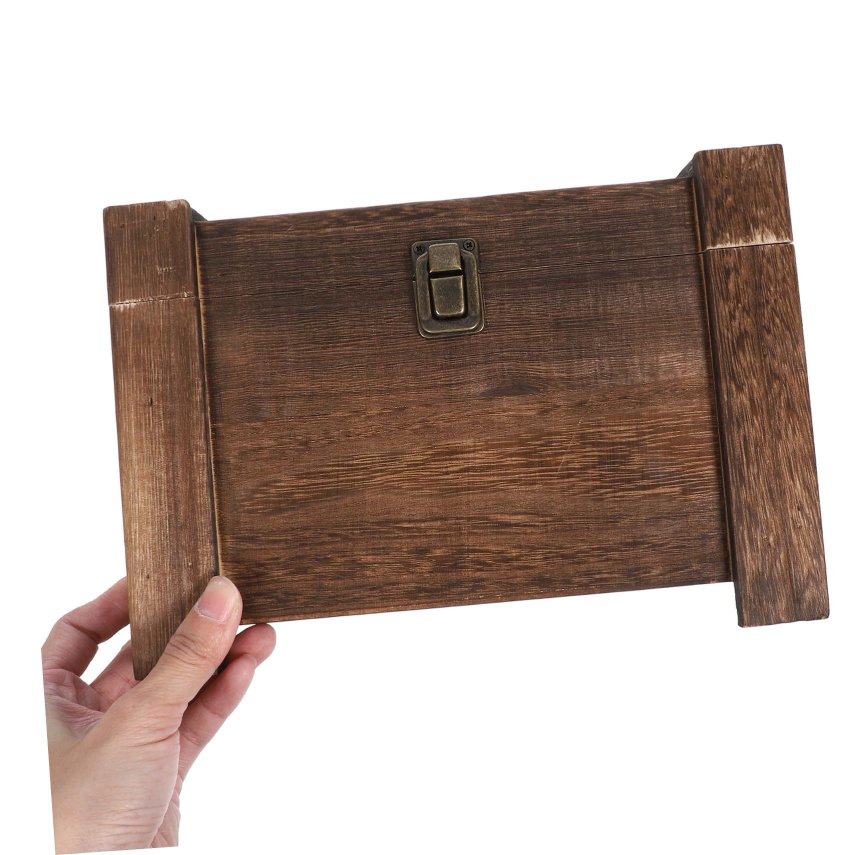 SOLUSTRE Caja de Almacenamiento de Té de Madera de Pino 24, 5x16, 5 X 17