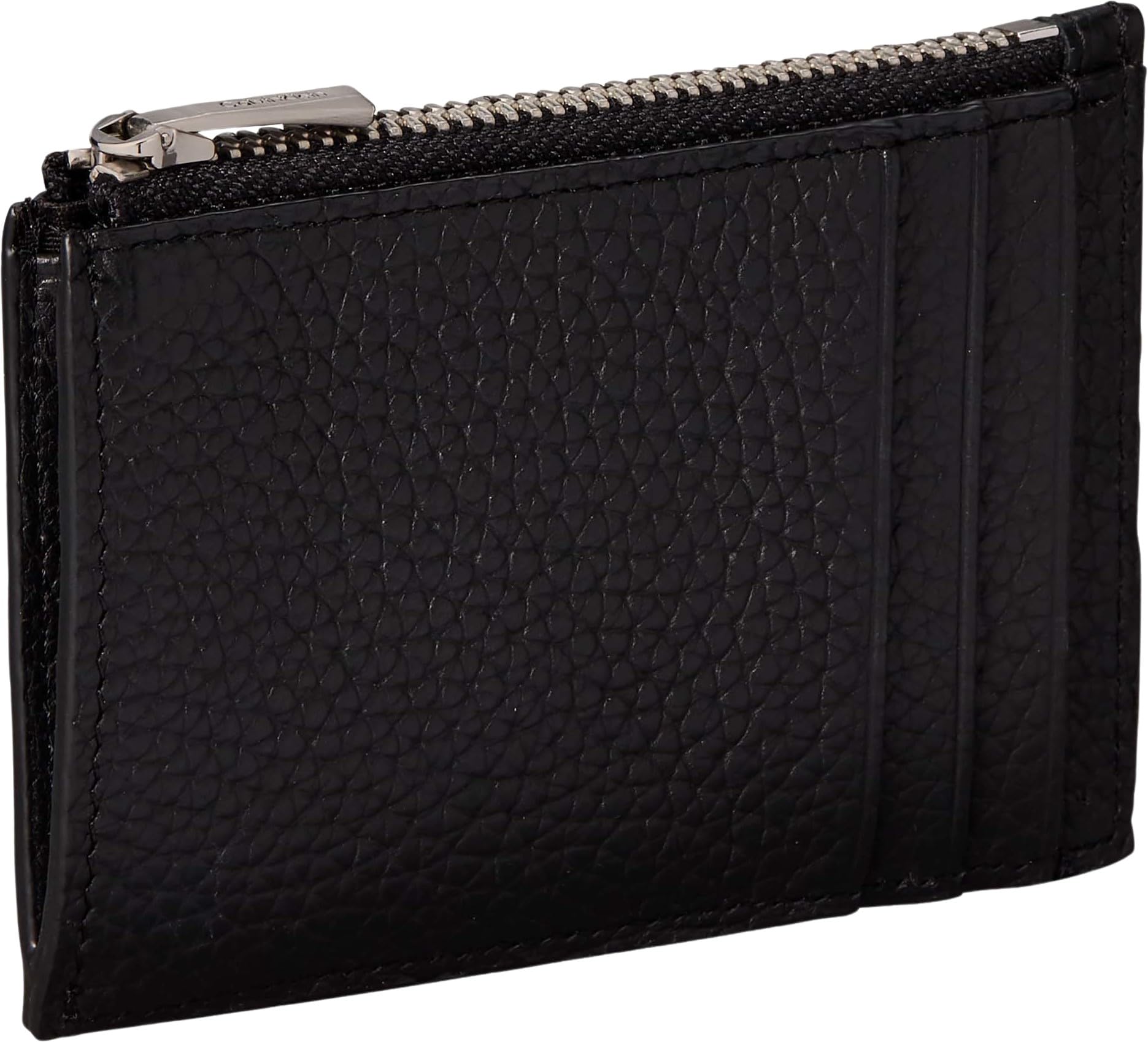 Calvin Klein Tarjetero Hombre Foil Emboss de Piel, Negro (Black), Talla Única