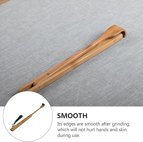 Miniatura 3 de EXCEART Rascador de espalda para mujer, herramientas de mano, rascador de espalda, rascador de espalda terapéutico, rascador plegable para dedos,