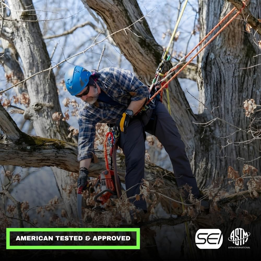 Land Helmets AeroPro Safety Helmet - ANSI/ISEA Z89.1 + EN 12492 & EN397 Type 1 Class C Vented - OSHA Approved - Lightweight, Comfortable Helmet for Arborists, Contractors, & Rescue Teams - Image 6