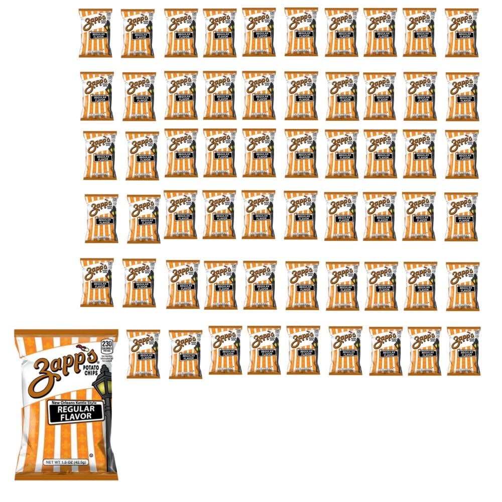 Zapps Regular Flavor Potato Chips, 1.5 Ounce - 60 per case.