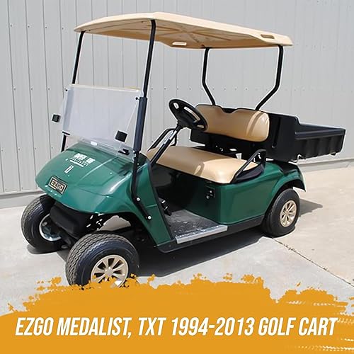 Vista 3 de Huskey Parts Company Golf Cart Seat Cushion, Tan Color Front Bottom Seat for EZGO Medalist, TXT 1994 to 2013, Golf Cart Front Seat Replacement with