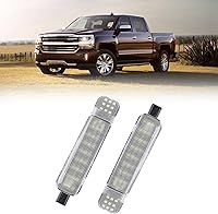 Vista 9 de 4 luces LED para panel de puertas interiores compatibles con Chevy Silverado GMC C/K, Sierra 1500 2500 3500, Suburban, Avalanche, Hum-mer H2 Yukon