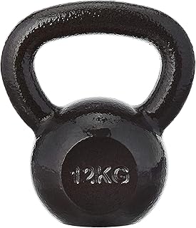 BABA SPORTS 12KG Kettle Bell, weight lifting ketlle bell, BLACK, BS_12 Price In India