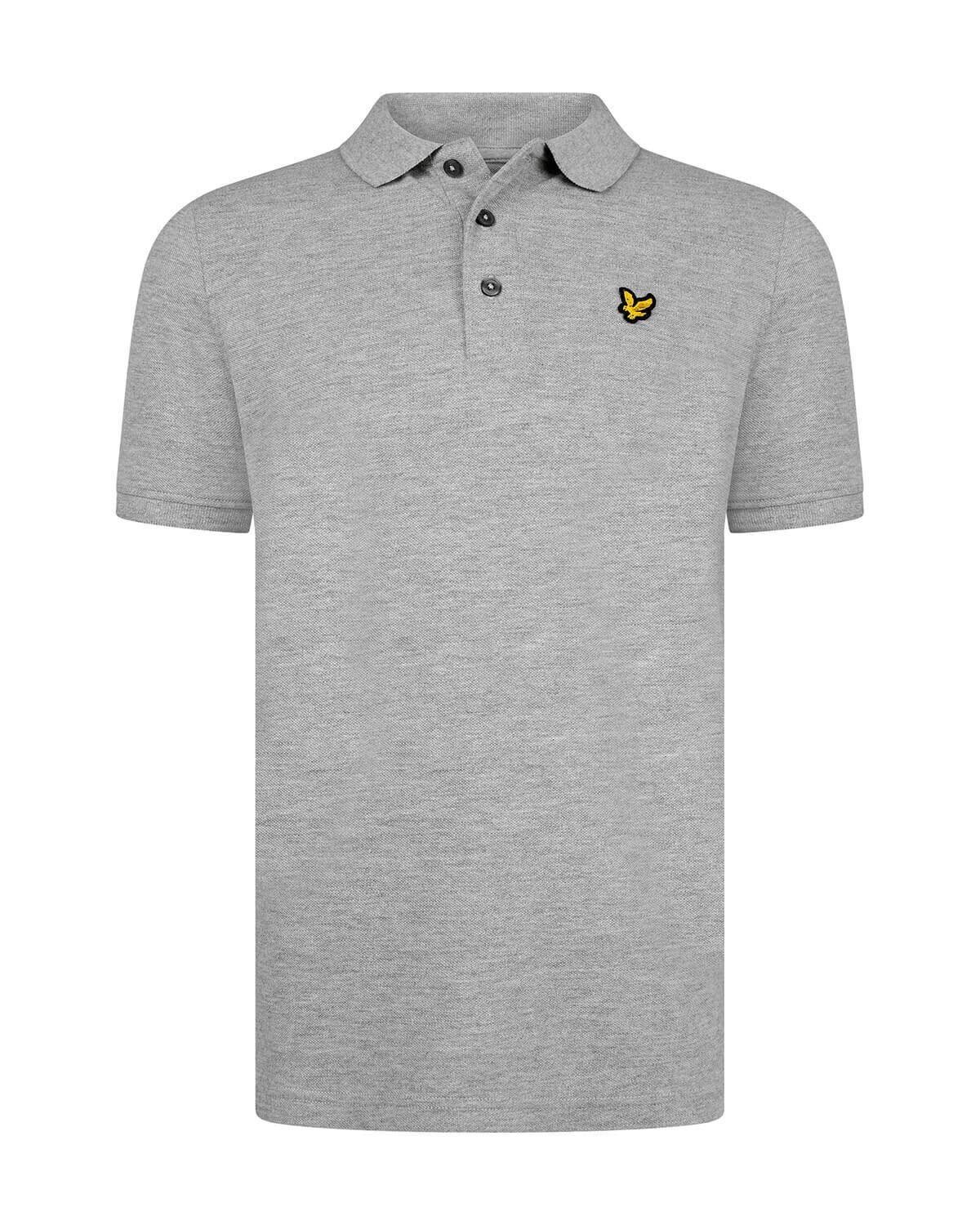 Lyle & Scott Boys and Classic Polo Shirt Short Sleeve Top Grey Heather 12-13 Years