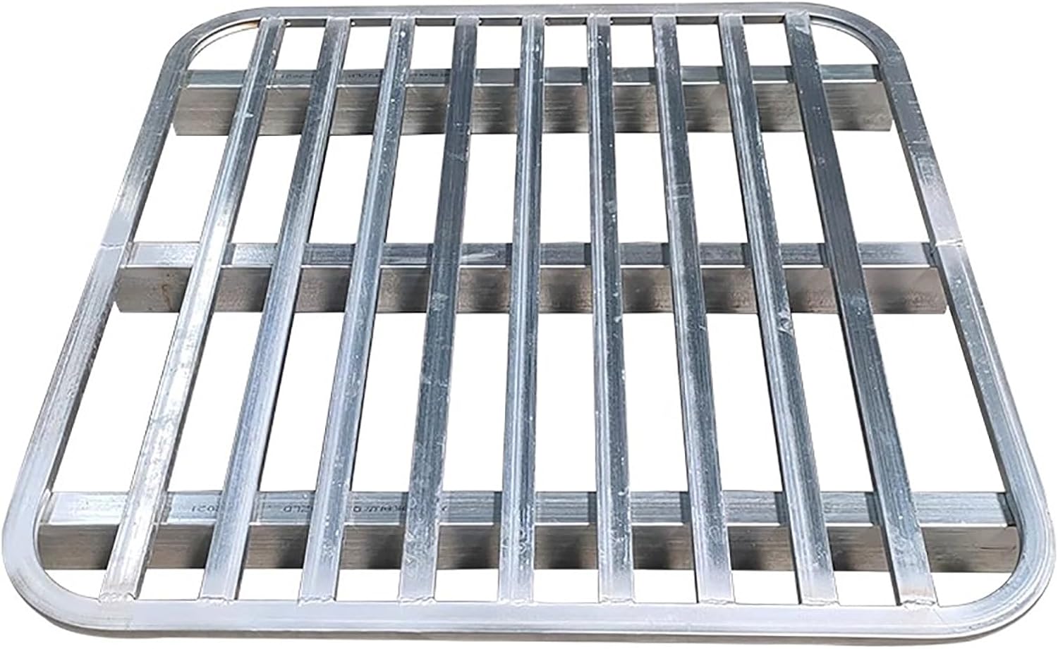 Heavy Duty Forklift Steel Pallets with Anti-Slip Surface, Industrial Metal Storage Platform, Pallet for Warehouse and Logistics Use(100x120cm)