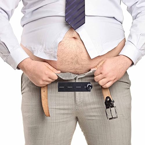 Miniatura 5 de Extensores de cintura elásticos, ampliadores de cintura ajustables para hombres y mujeres, extensor de botón de pantalones de mezclilla (B6)