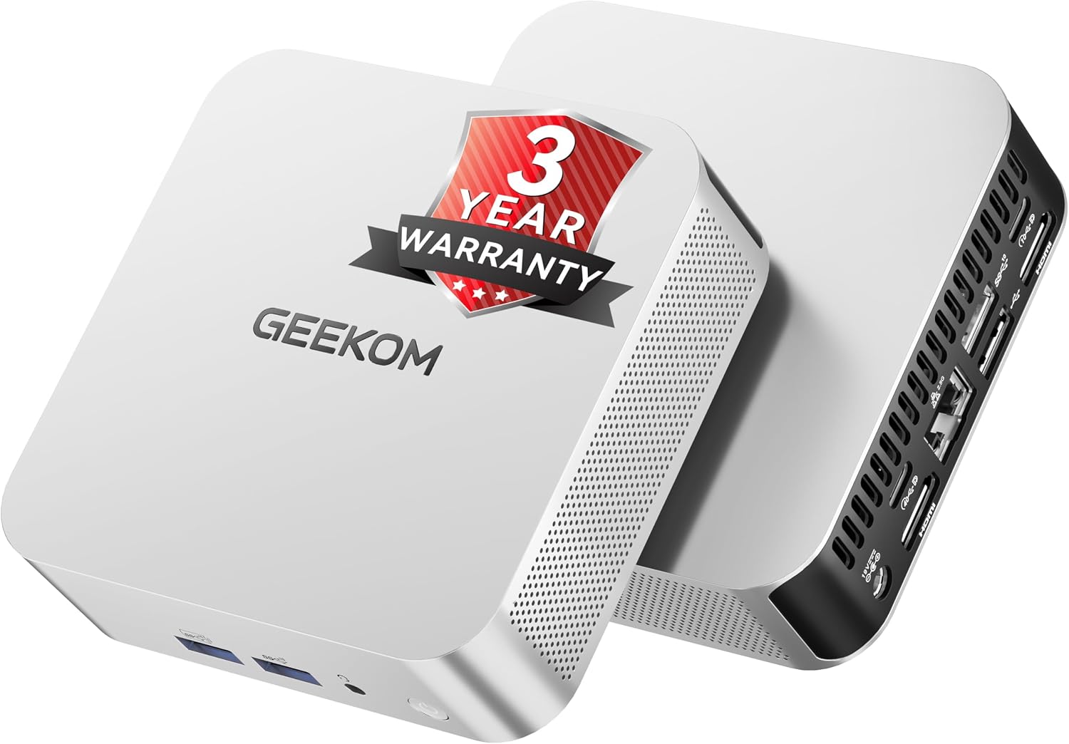 GEEKOM A8 Mini PC, AMD Ryzen 7 8845HS, 32GB DDR5, 1TB PCIe 4.0 SSD