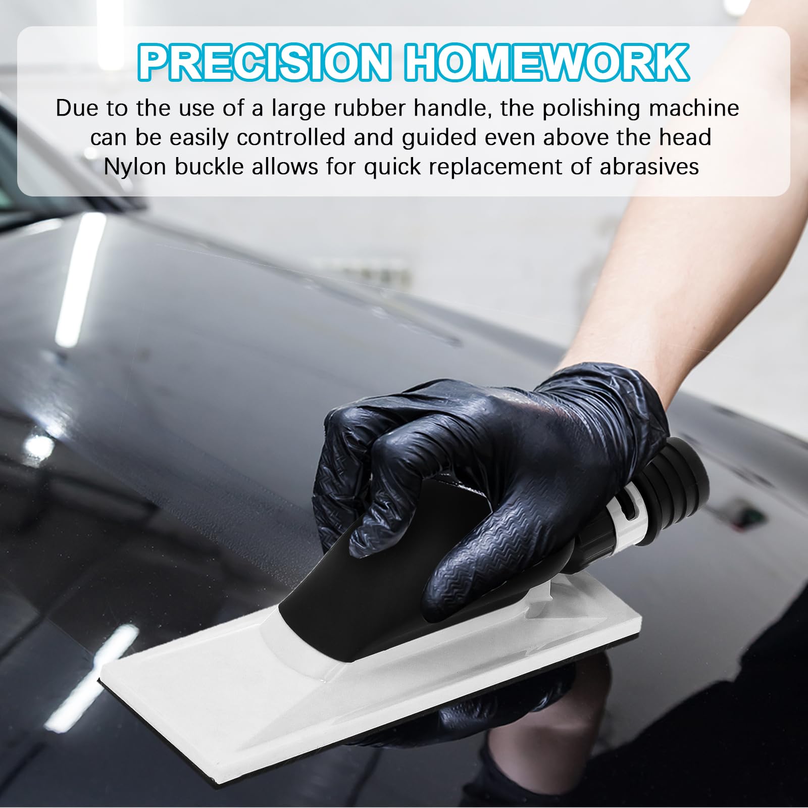 Ponceuse à Main Avec Aspiration Bloc De Ponçage Manuel 200 X 70 Mm Bloc