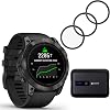 Garmin epix Pro Gen 2 Sapphire Edition 51mm Smartwatch Carbon GrayBlack Bundle with Screen Protectors and Accessory 3 Items