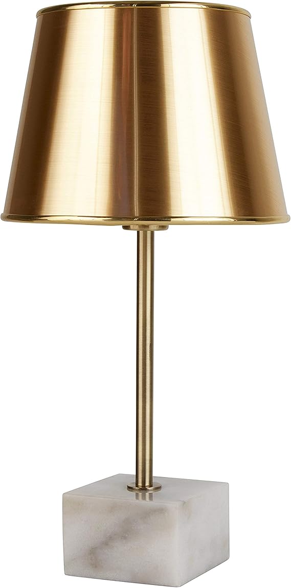 Rivet Modern Table Desk Lamp With Light Bulb 8 x 8 x 16 Inches