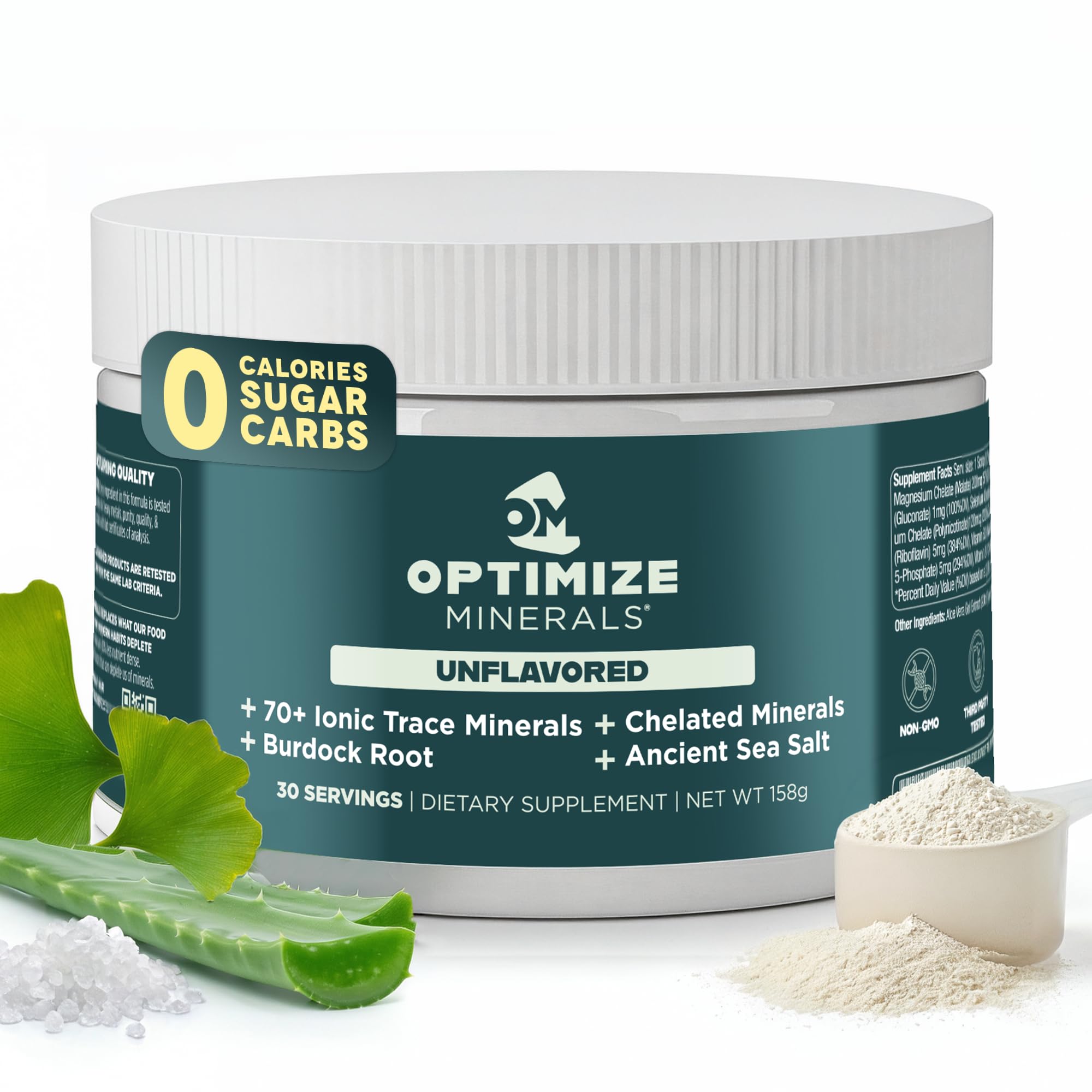 Optimize Minerals Trace Mineral Powder Supplement, Blood Orange 30 Servings — Amazon image 10