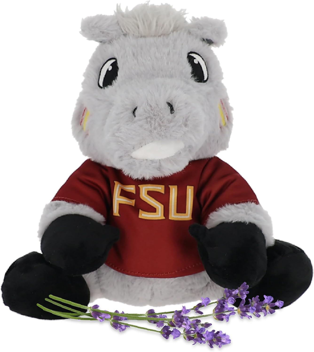 Renegade Florida State Universty Mascot FSU - Heatable Coolable Bedtime Comfort Plushie - 1.5lbs - Cozy Microwavable Lavender Scented Plush Toys - Heated Stuffed Animal Officially Licensed