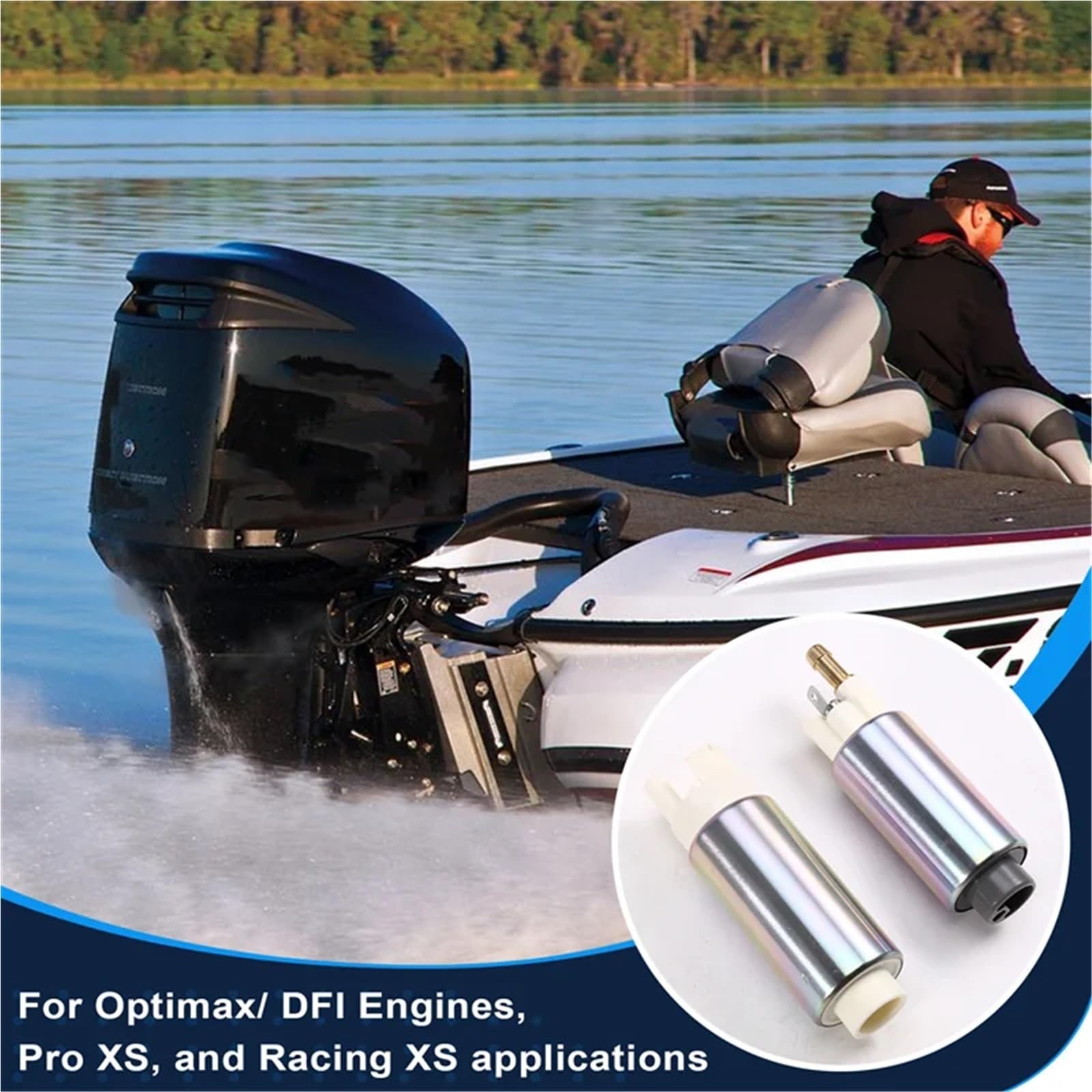 Pompa Prealimentazione carburante Mariner Dual High Low Pressure Fuel Lift | carburante per motore auto 888725T02 888733T02 Pumps Pump Gruppo pompa carburante