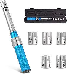 COTOUXKER Chave de torque de raio, conjunto de chaves de torque de 2-10 NM para motocicleta e raio de bicicleta