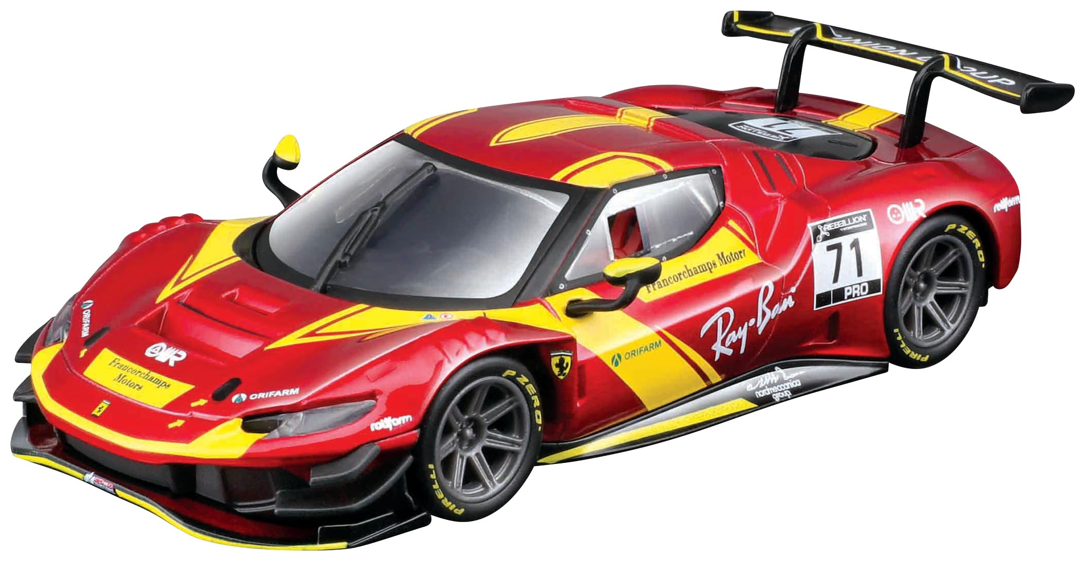 Amazon | BURAGO 1/43 フェラーリ 296 GT3 2023 No.71 完成品 