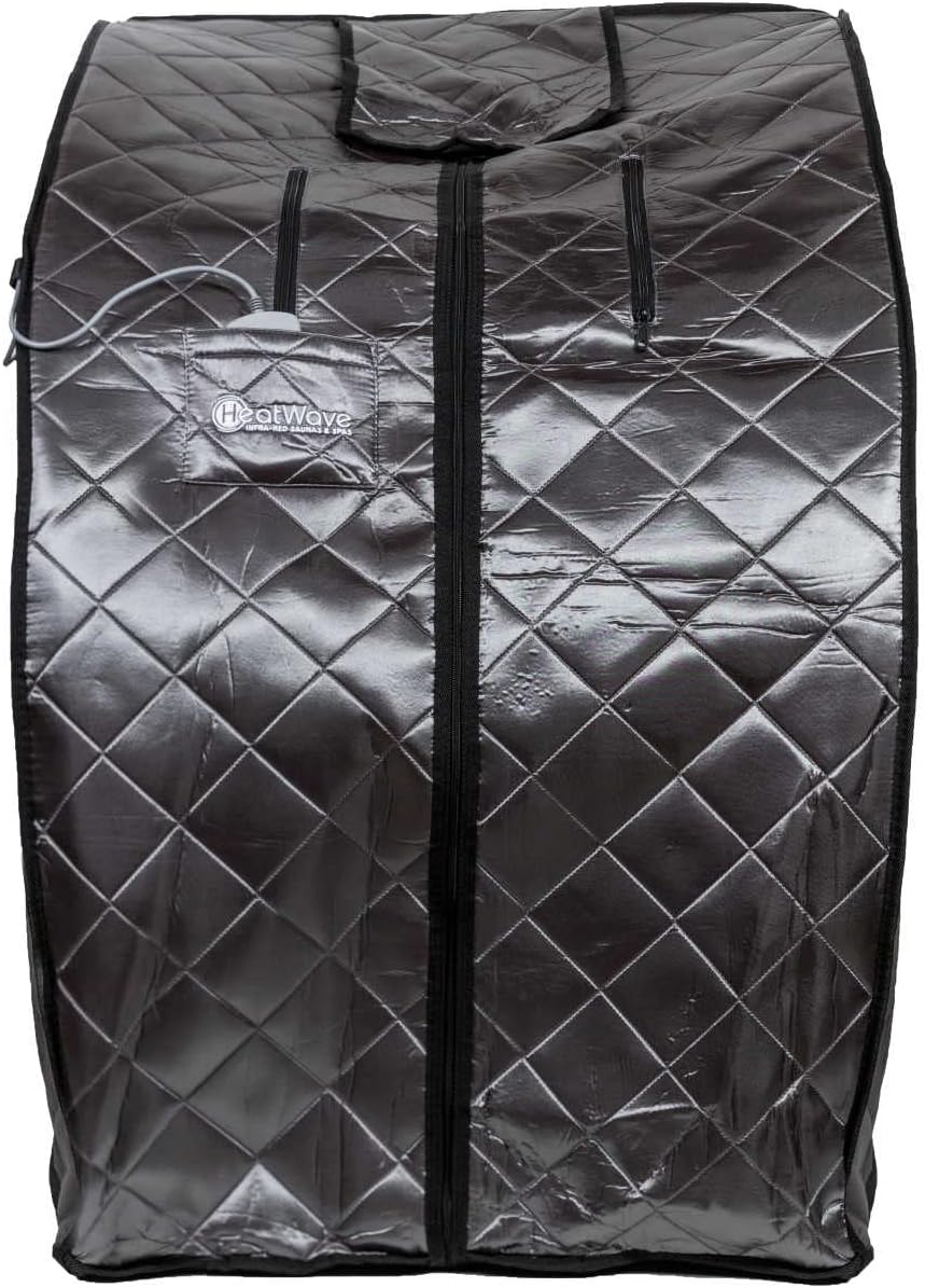 Heatwave Rejuvenator Portable Personal Sauna with FAR Infrared Carbon Panels, Heated Floor Pad, Canvas Chair